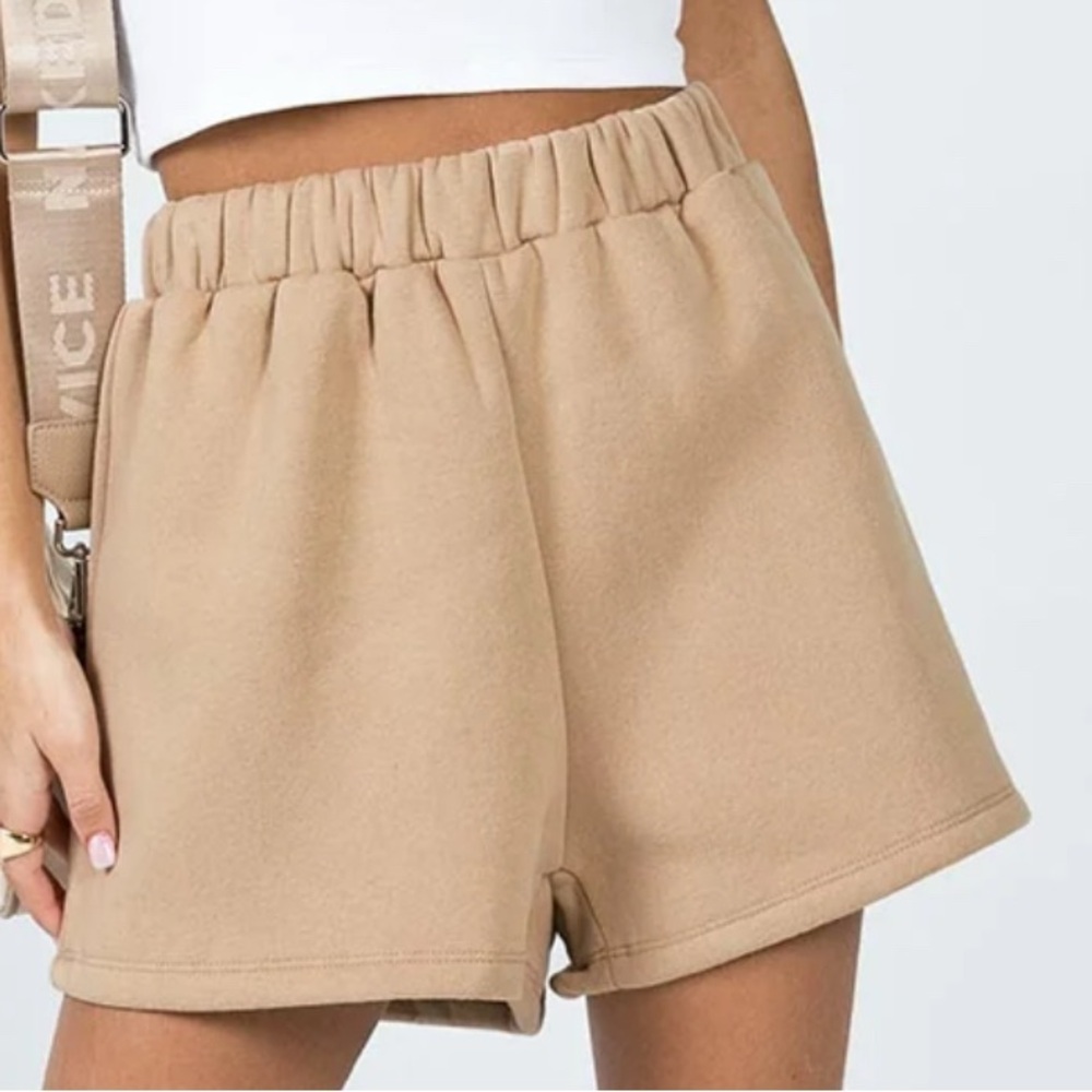 Princess Polly High Waist Tan florida Shorts